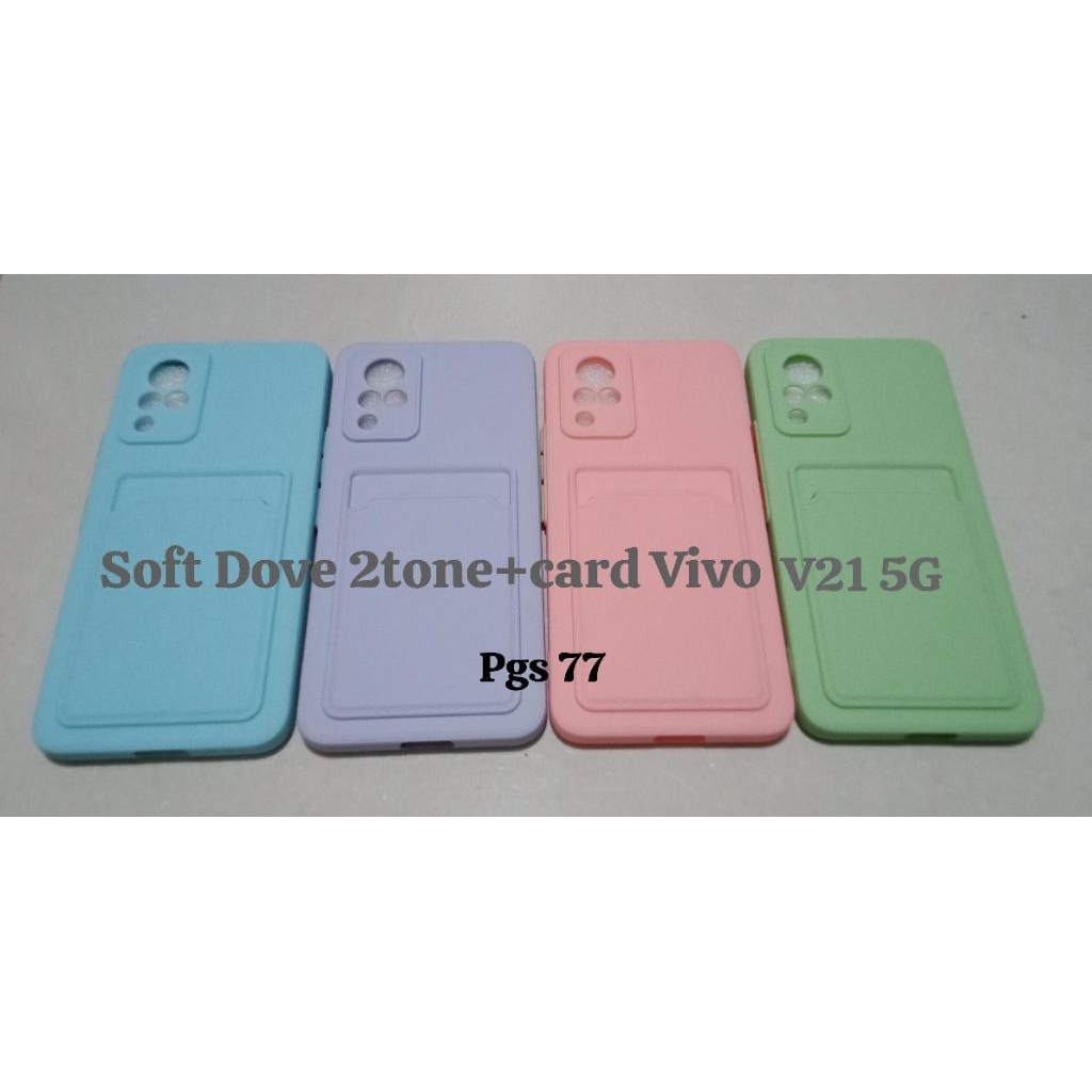 soft 2 tone + card vivo v21 5g