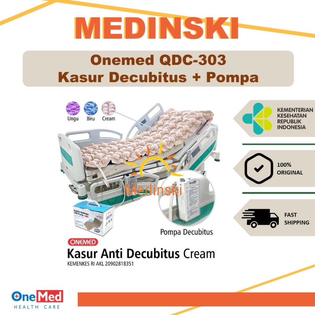 Kasur Angin Anti Decubitus OneMed Matras Dekubitus QDC-303 QDC303