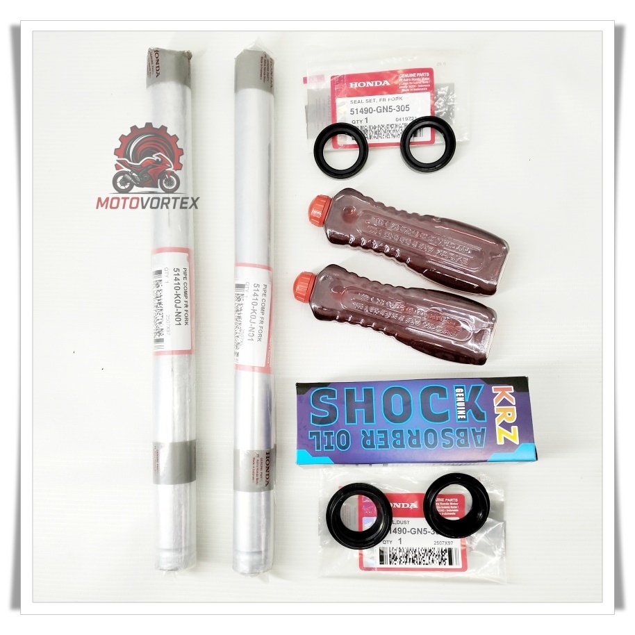 PAKET AS SHOCK DEPAN KPH/KTM KHARISMA SUPRA X 125 As Shock sok Depan Supra X 125 Karisma Kirana