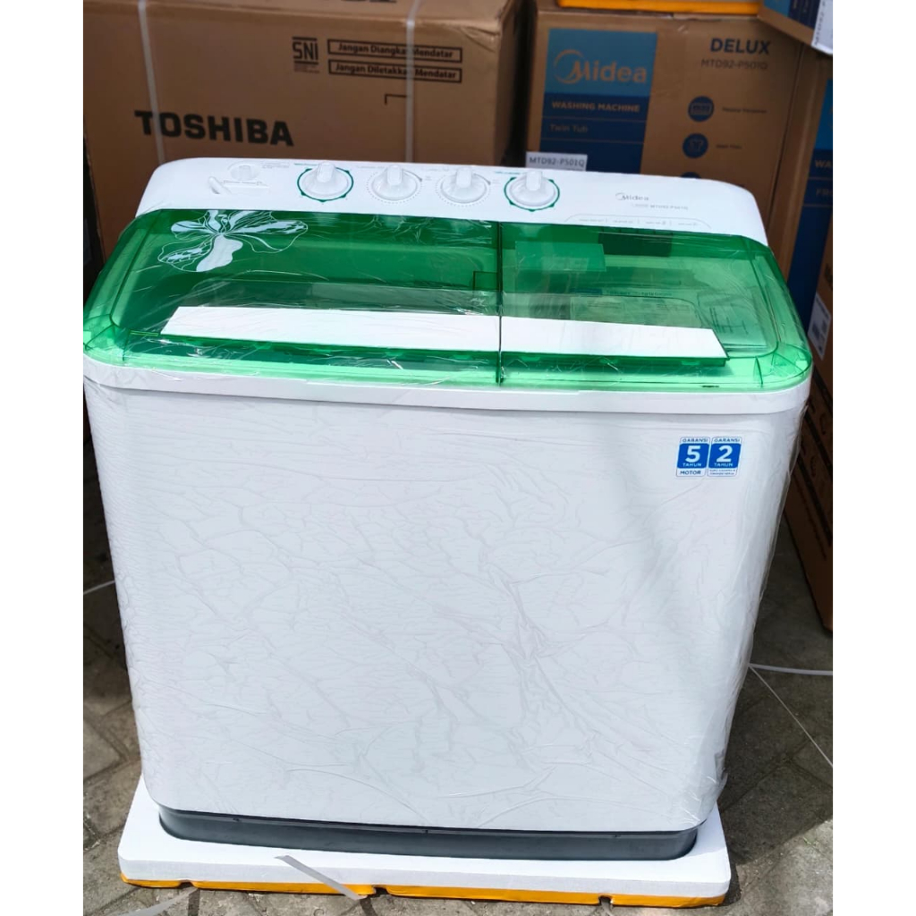Mesin Cuci 2 Tabung Midea 9Kg MTD 92 P-501Q Garansi Resmi 5 Tahun