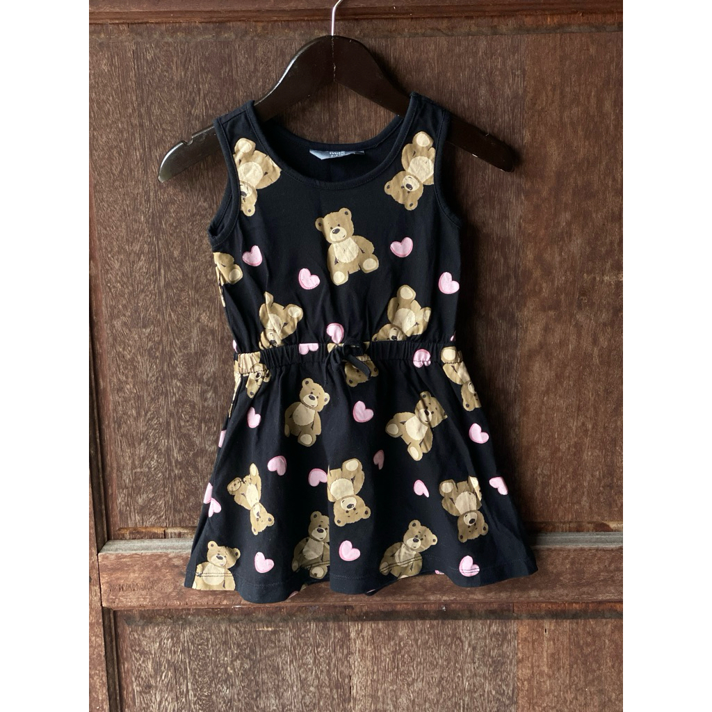 PRELOVED PL baju dres dress gaun harian tunik kutung bayi baby anak branded MAX size 2T 3T