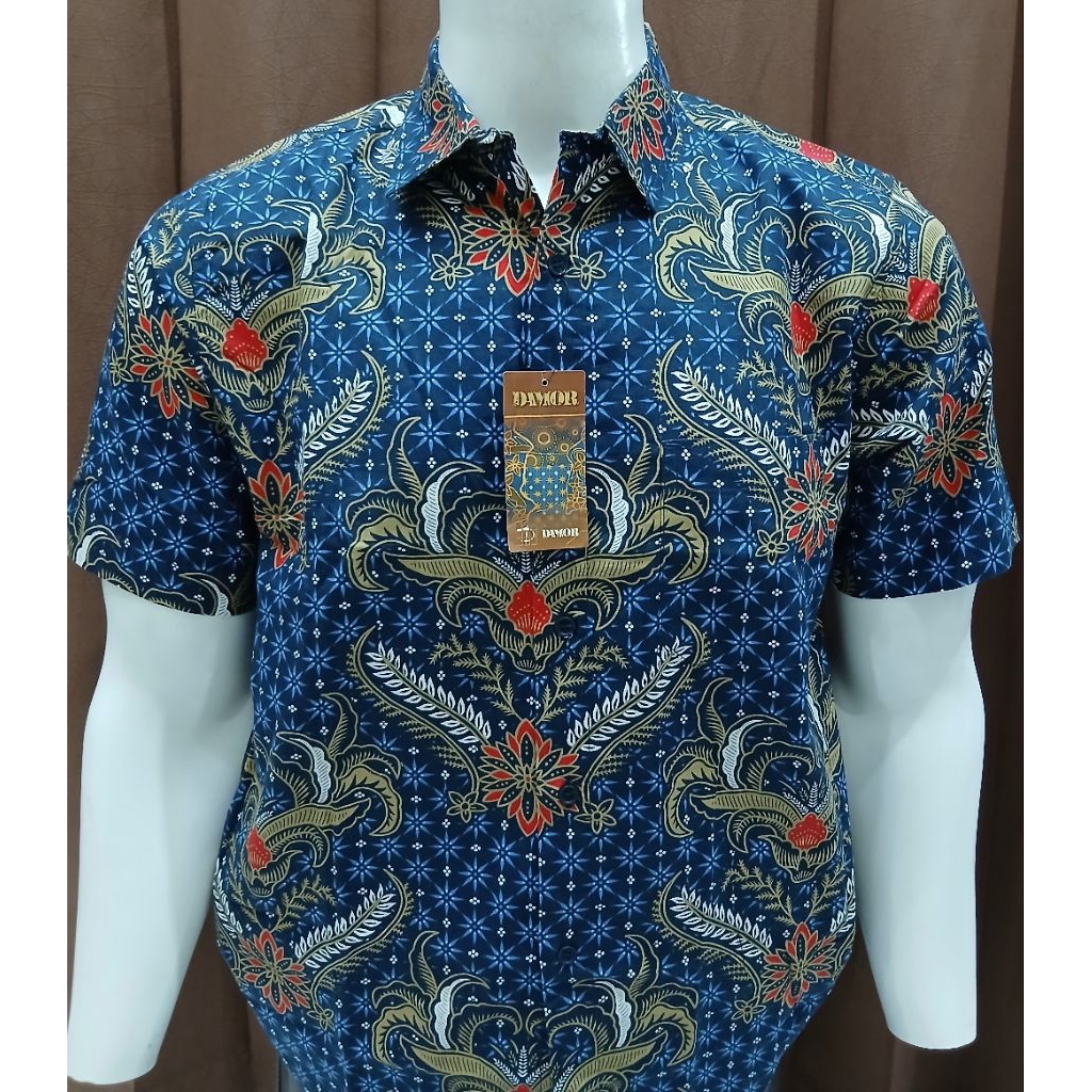 KEMEJA BATIK PRIA DAMOR REGULAR FITT ORIGINAL