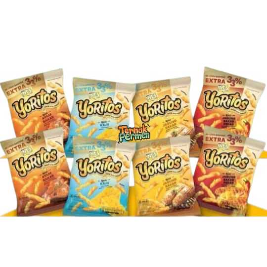 

IYES YORITOS SNACK JAGUNG 1 DUS ISI 40