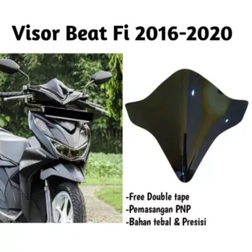 VISOR BEAT DELUXE ECO BEAT FI MODEL KANCUT PNP KE MOTOR BEAT FI 2017-2019 VISOR BEAT FI NEW 2019