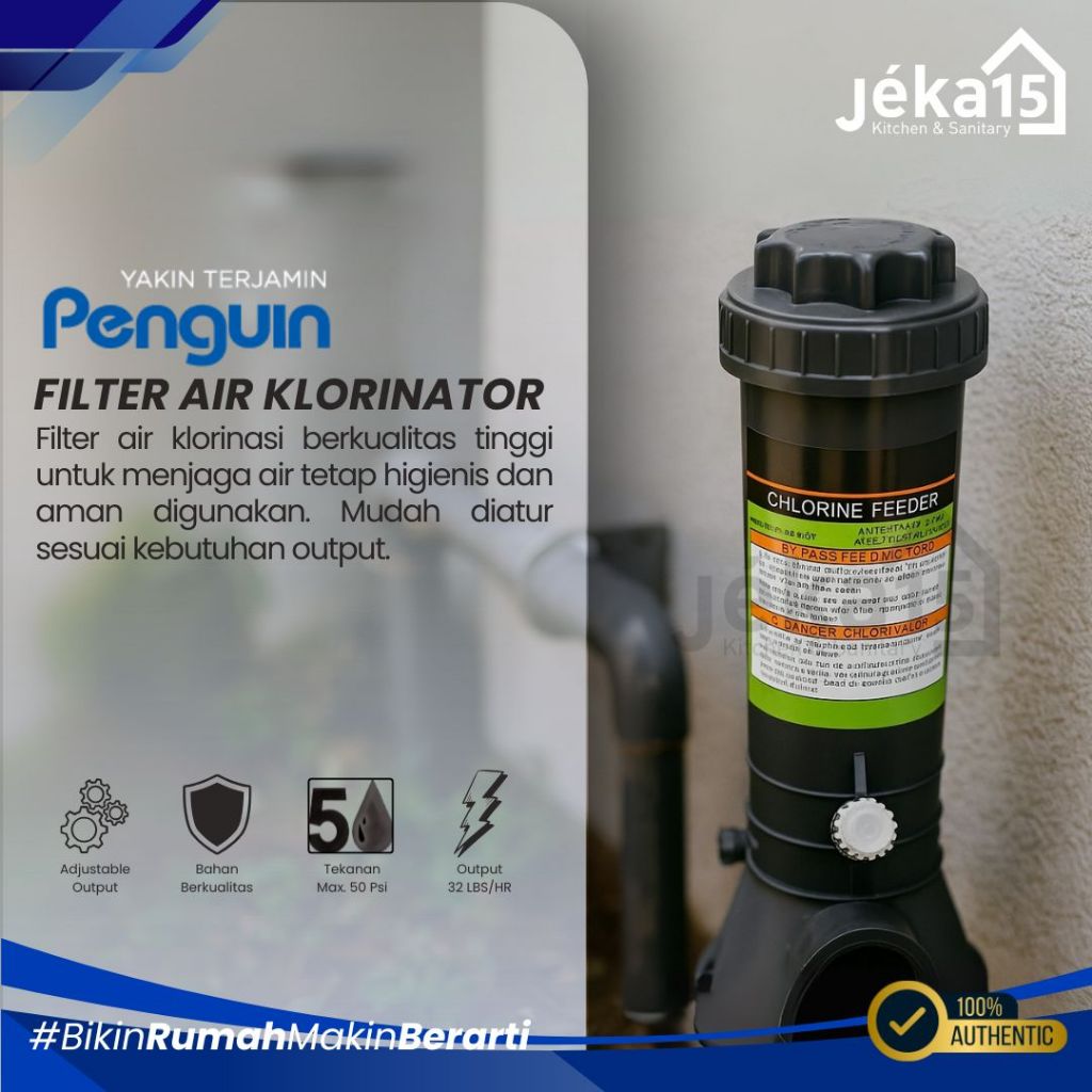 PENGUIN KLORINATOR CHLORINATOR FILTER AIR