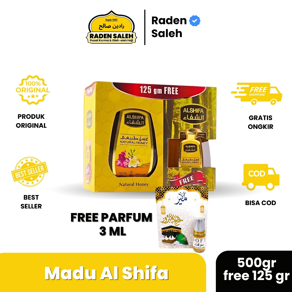 

Madu Al Shifa 500 gr Free 125 gr Original | Madu Impor Dari Arab