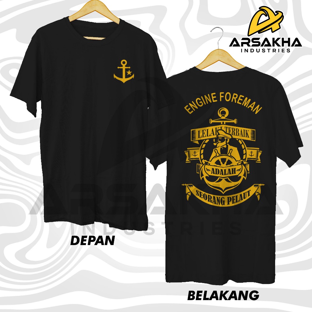 Kaos Pelaut Engine Foreman Baju Distro by Arsakha Industries