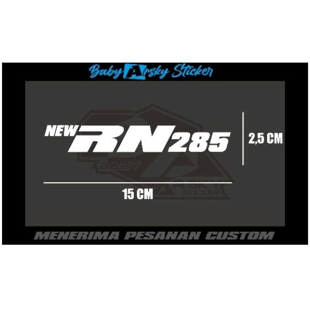 Stiker cutting NEW RN 285