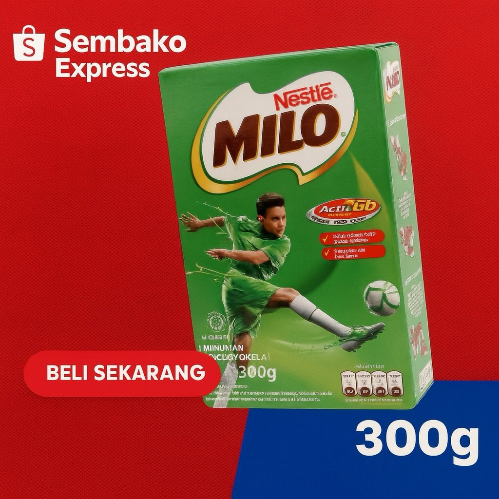 

Milo Activ-Go Minuman Serbuk Cokelat 300 g – Energi Sehat untuk Aktivitas