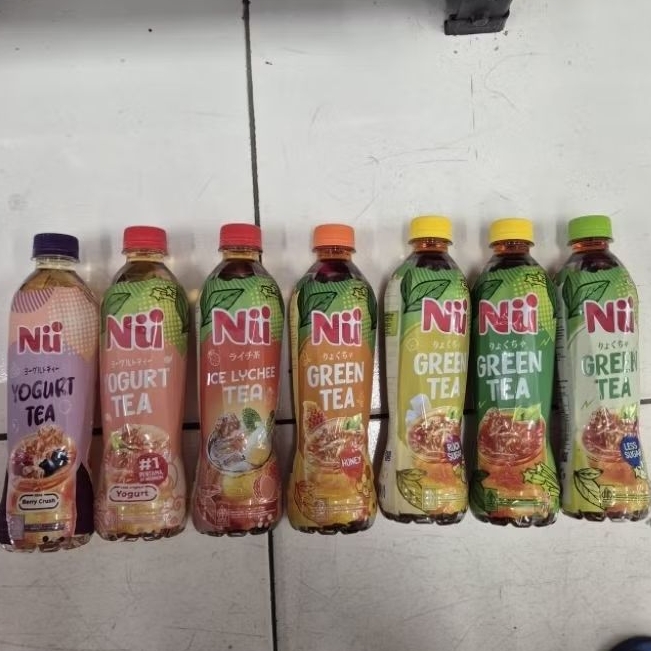 

Nu Green Tea minuman teh 450ml rasa HONEY / LESS SUGAR / ROCK SUGAR / ORIGINAL / ICE LYCHEE TEA / YOGURT TEA / YOGURT TEA BERRY