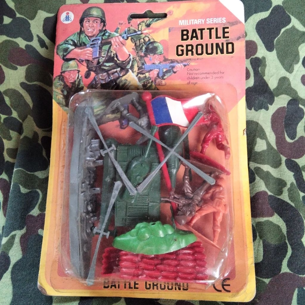 tentara amerika plastik jadul combat us army ww2 mainan jadul tentara plastik diorama perang figure 