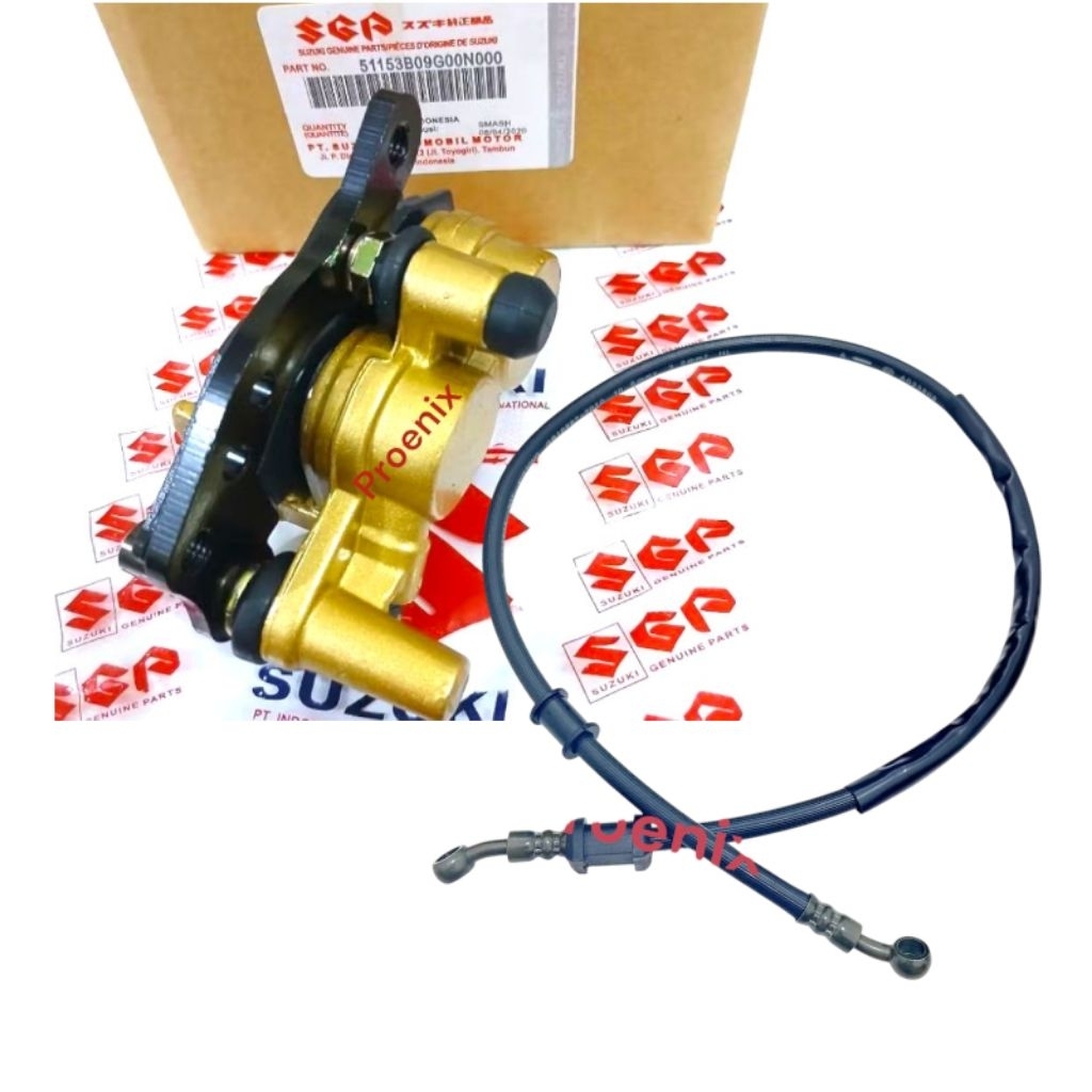 KALIPER + SELANG DEPAN SUZUKI SMASH SMASH NEW SHOGUN LAMA SHOGUN KEBO