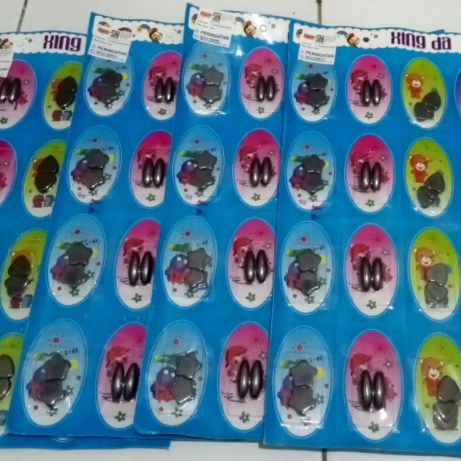 20 pasang magnet lembaran mainan magnet Lembaran