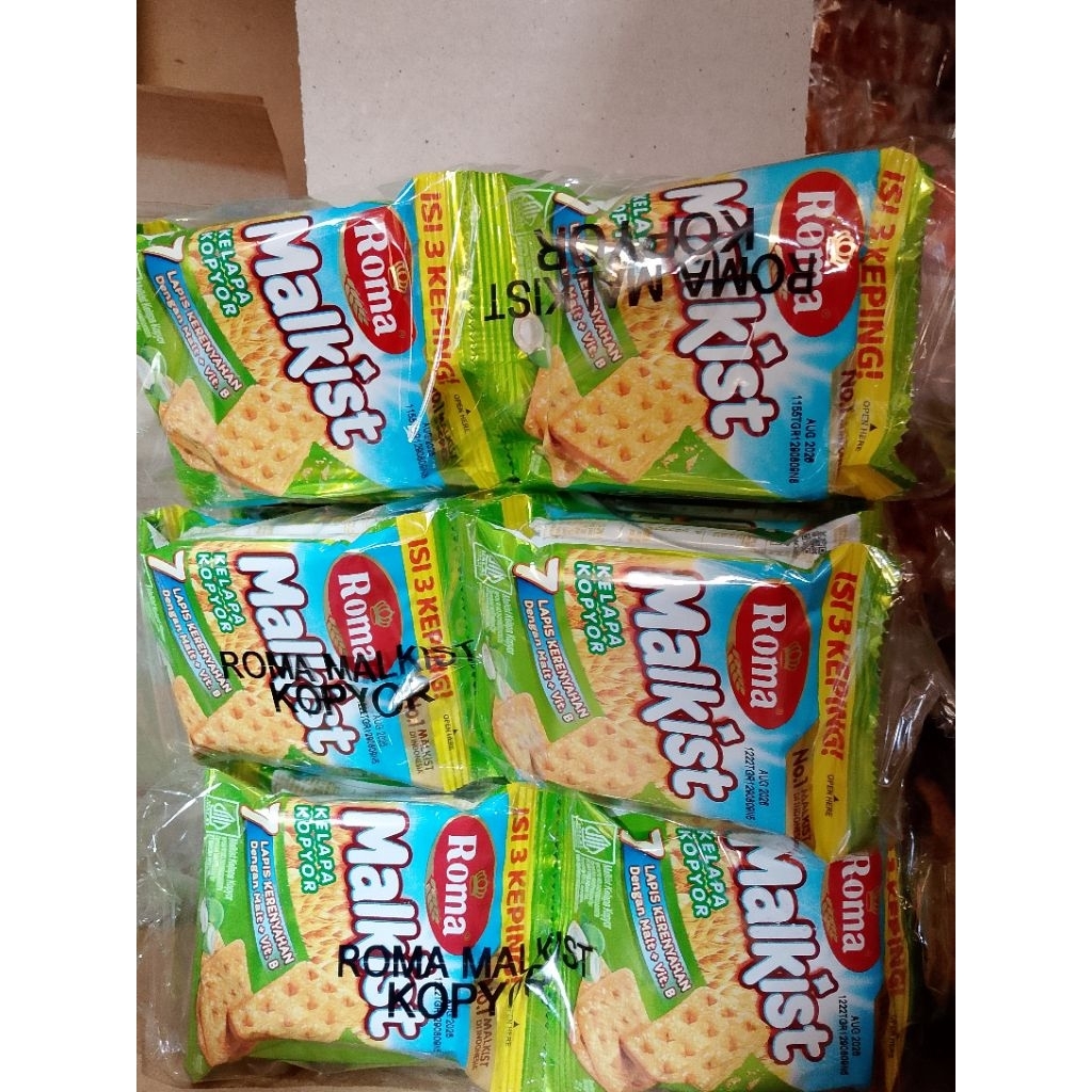 

Roma Malkist Kelapa Kopyor 21gr (Renceng)