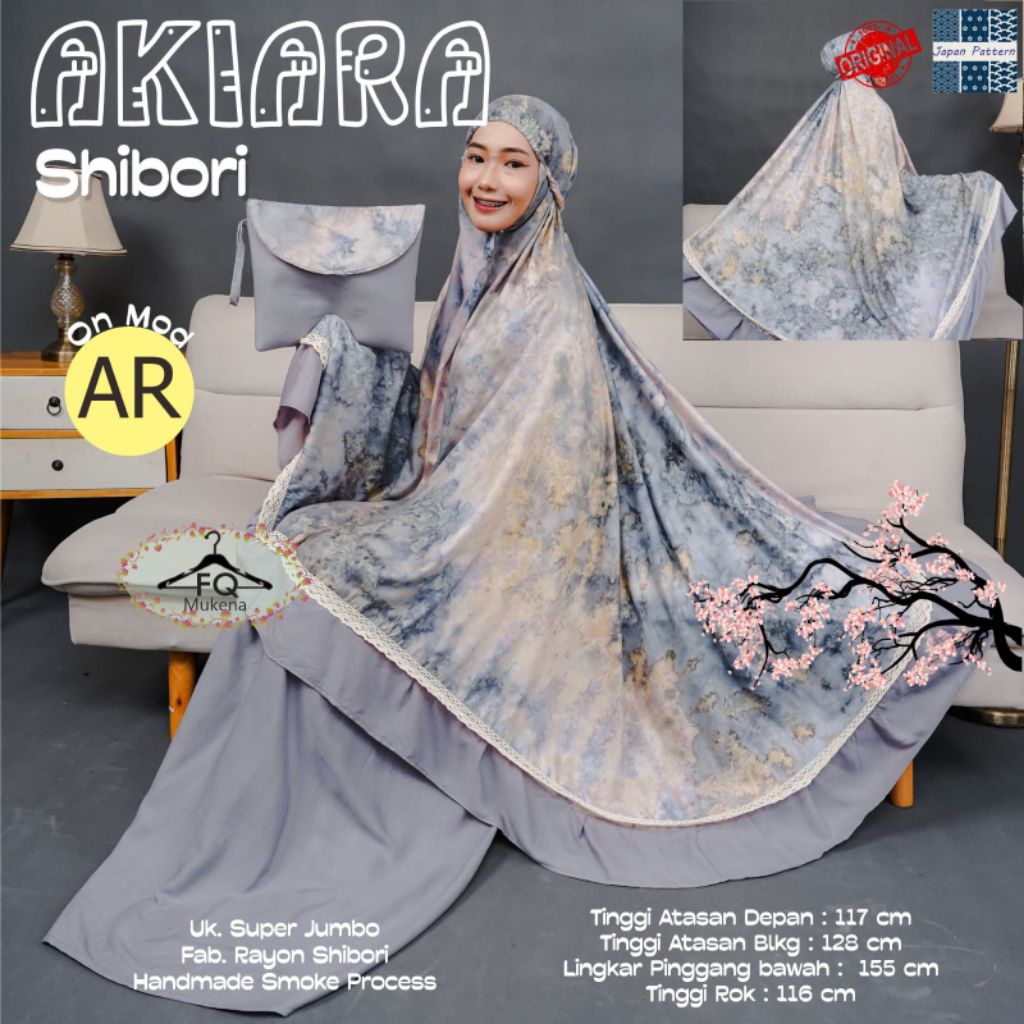mukena akiara shibori