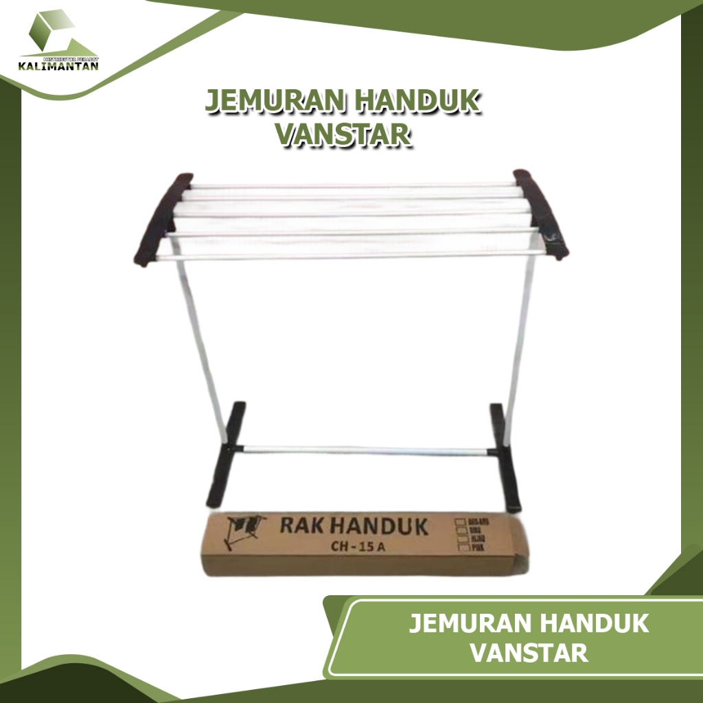 Jemuran Handuk CH-15 Rangka Besi Kuat & Anti Karat - Jemuran Baju Minimalis