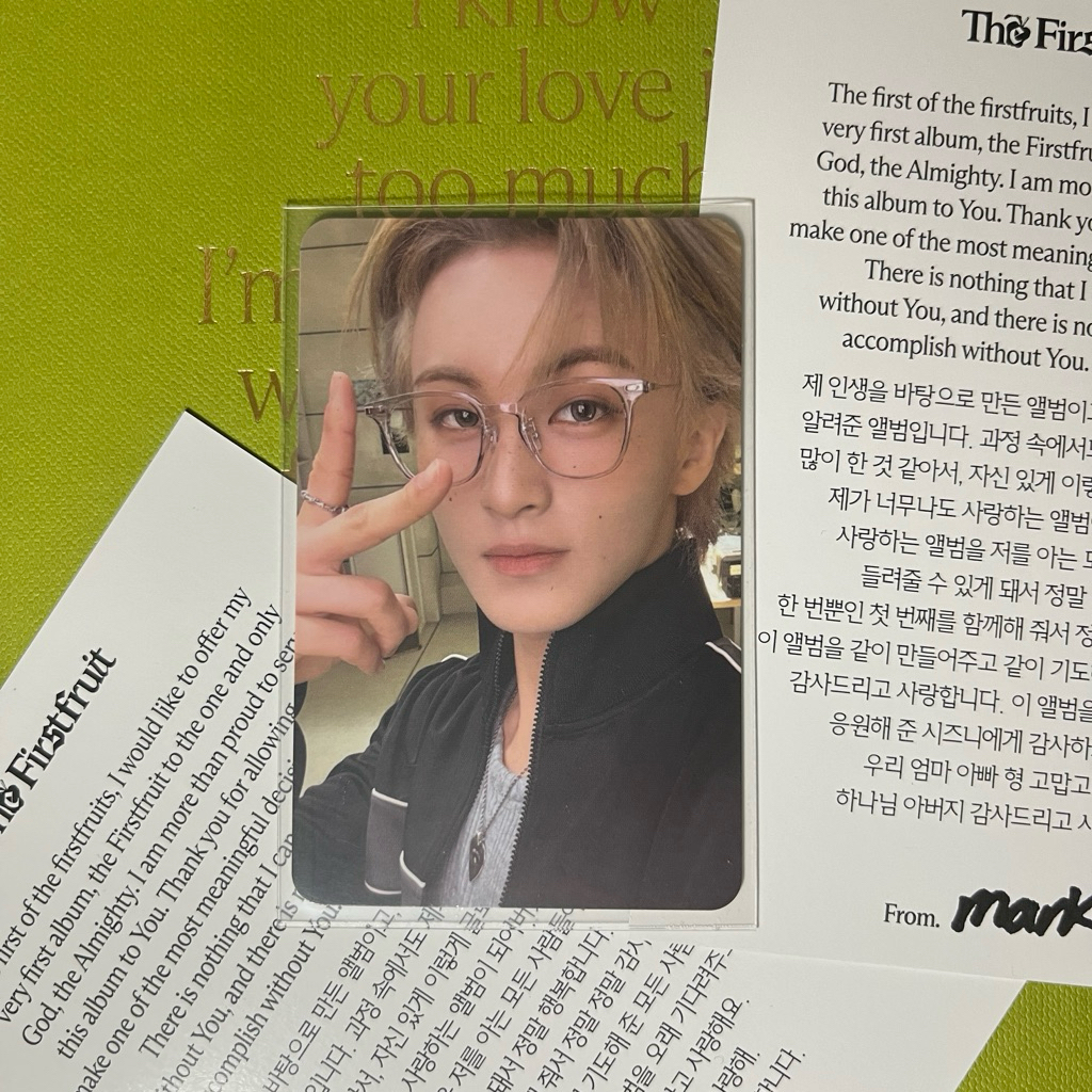 [READY STOCK] OFFICIAL PC PHOTOCARD MARK KACAMATA POTTER NCT DREAM DREAMSCAPE