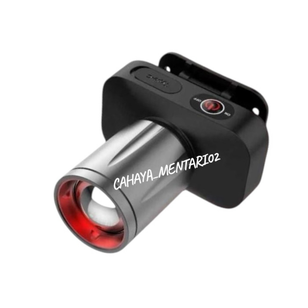 Senter kepala led sinar kuning senter aoki 60wat pro