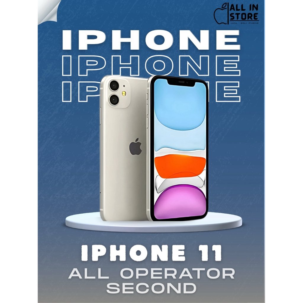 INTER  IPHONE  11  128GB  SECOND // FREE ADAPTOR ORI 20W