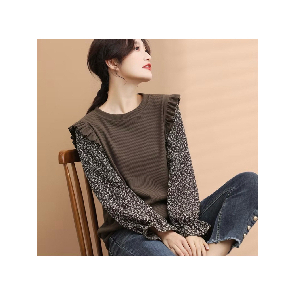 Blouse Korea Envy Knit