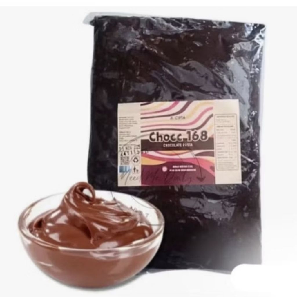 Selai Coklat Chocc 168 Pasta 5 kg / Pasta Filling / Coklat Oles / Isian Roti Cokelat