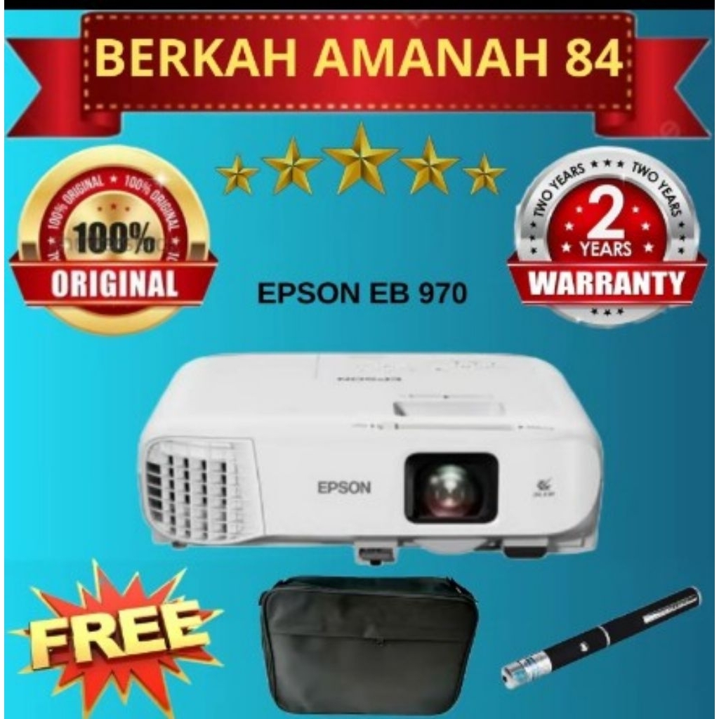 PROYEKTOR EPSON EB 970 XGA 4000 LUMENS HDMI