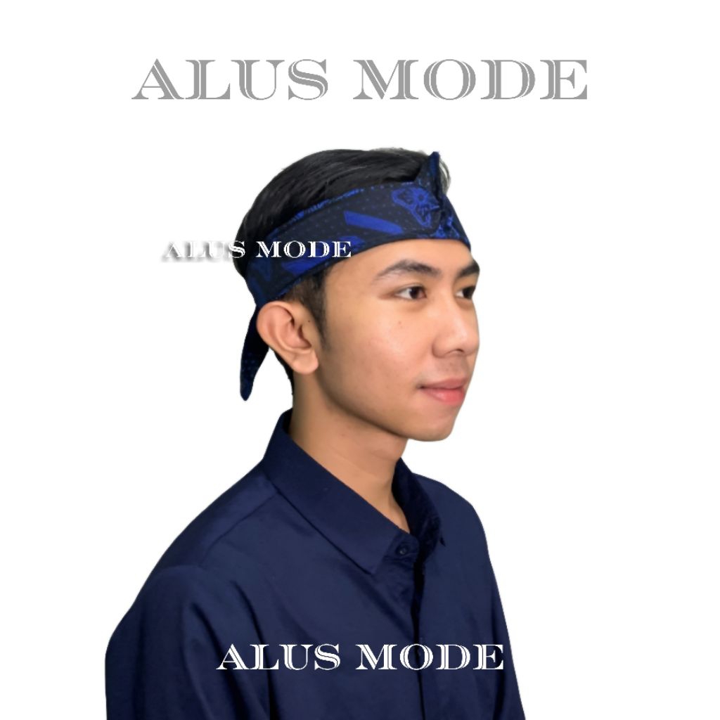 Iket kepala sunda jawa baduy dewasa & anak blangkon bolong batik topi laki laki keren iket sunda ana