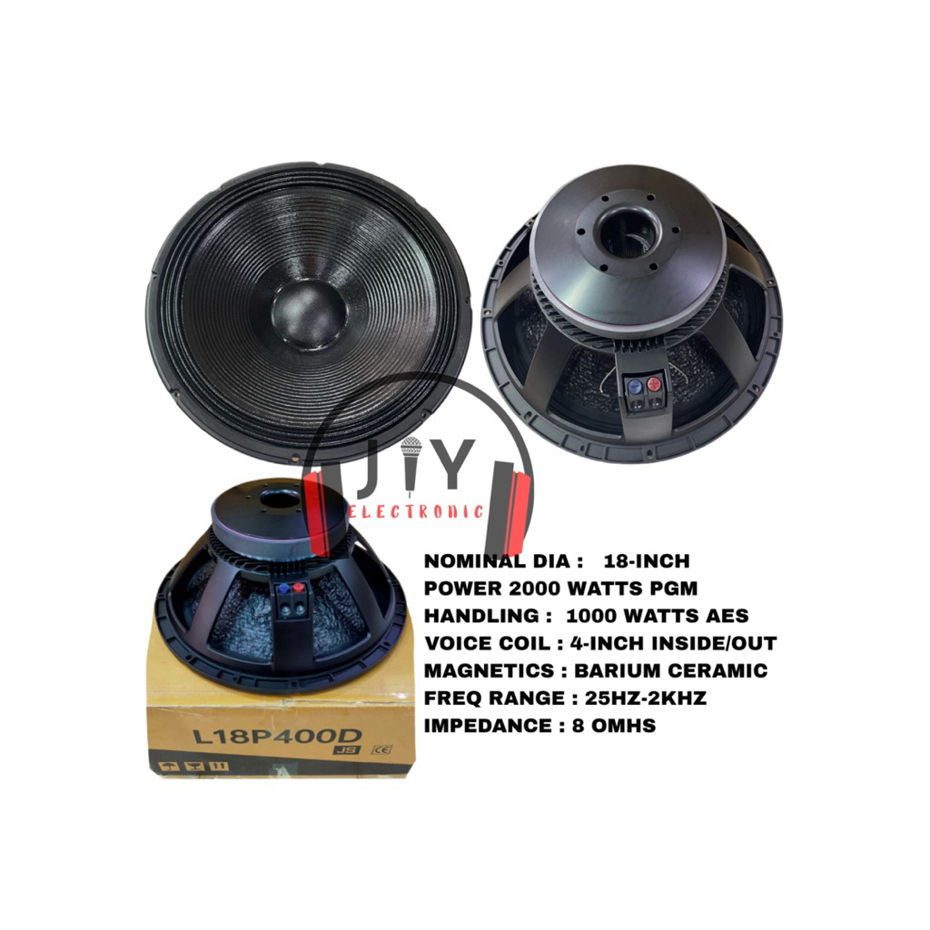 Speaker 18 Inch RCF LF18P400 LF18 P400 LF 18 P400 LF 18P400 18 P 400 Speaker Komponen