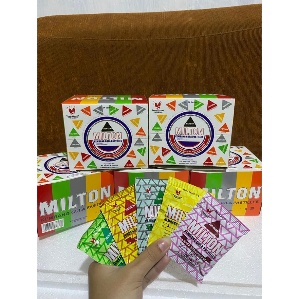 Permen milton kemasan box