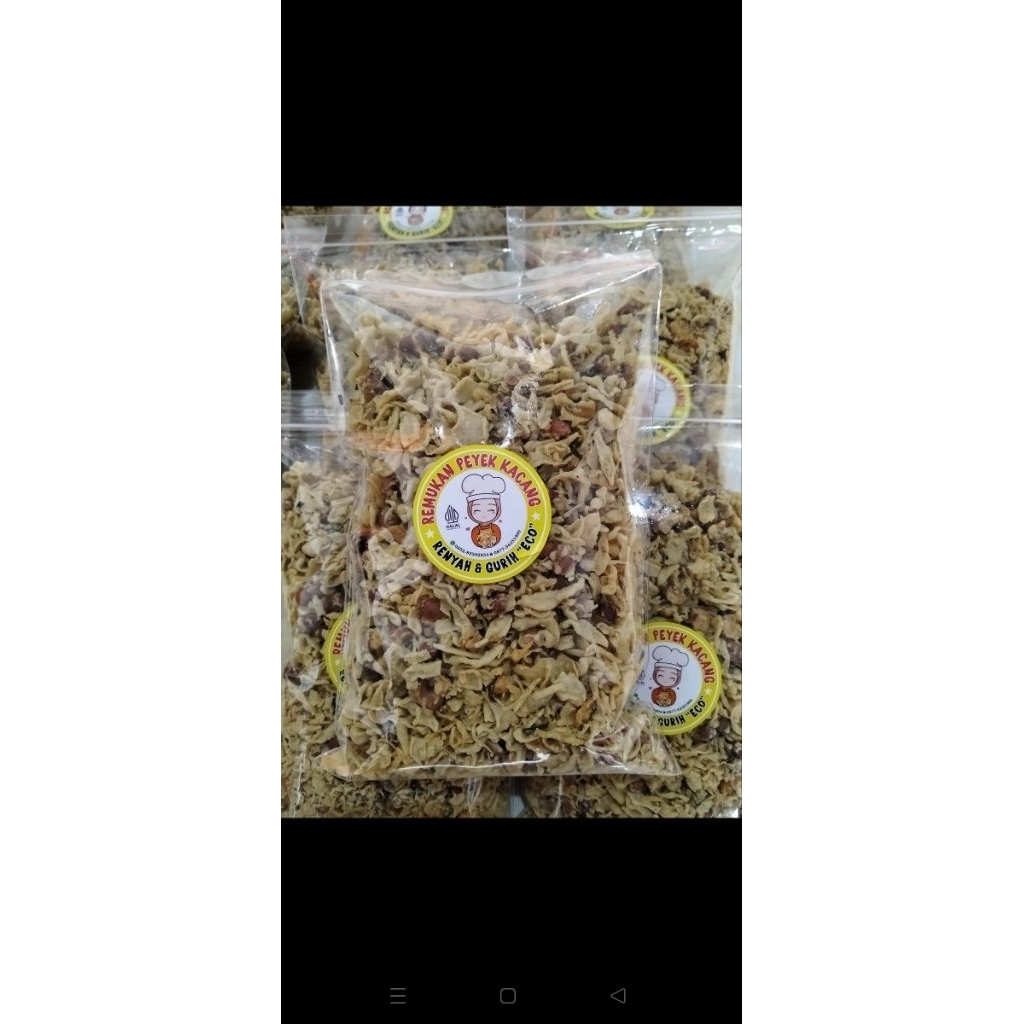 

Remukan Peyek Kacang Renyah& Gurih ± 310gr