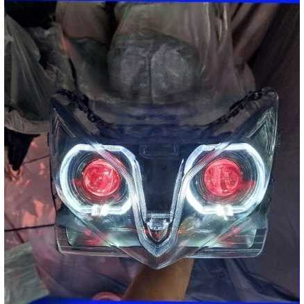REFLEKTOR LAMPU DEPAN VARIO 125 OLD KZR + SEN RUNNING 2 MODE SUPER TERANG