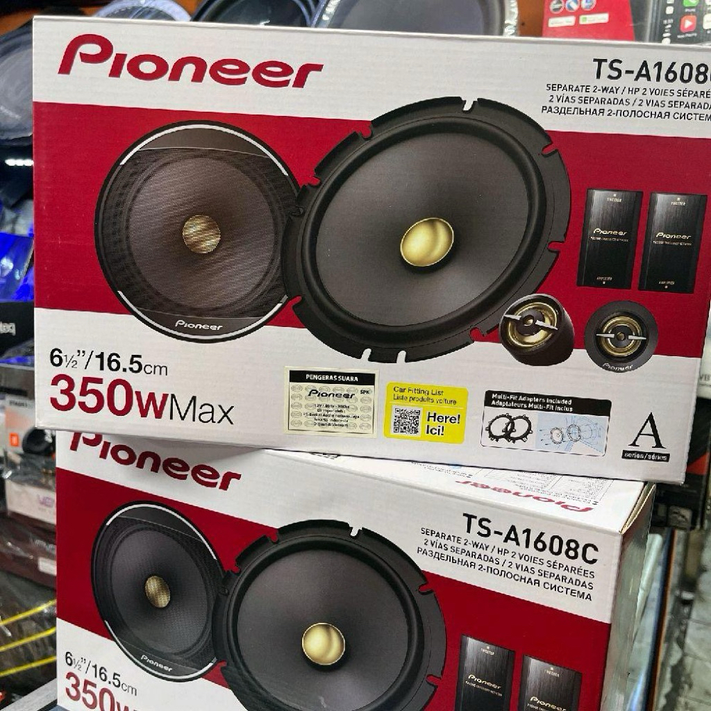 Speaker 2-Way PIONEER TS-A1608C Componen 2way 1set