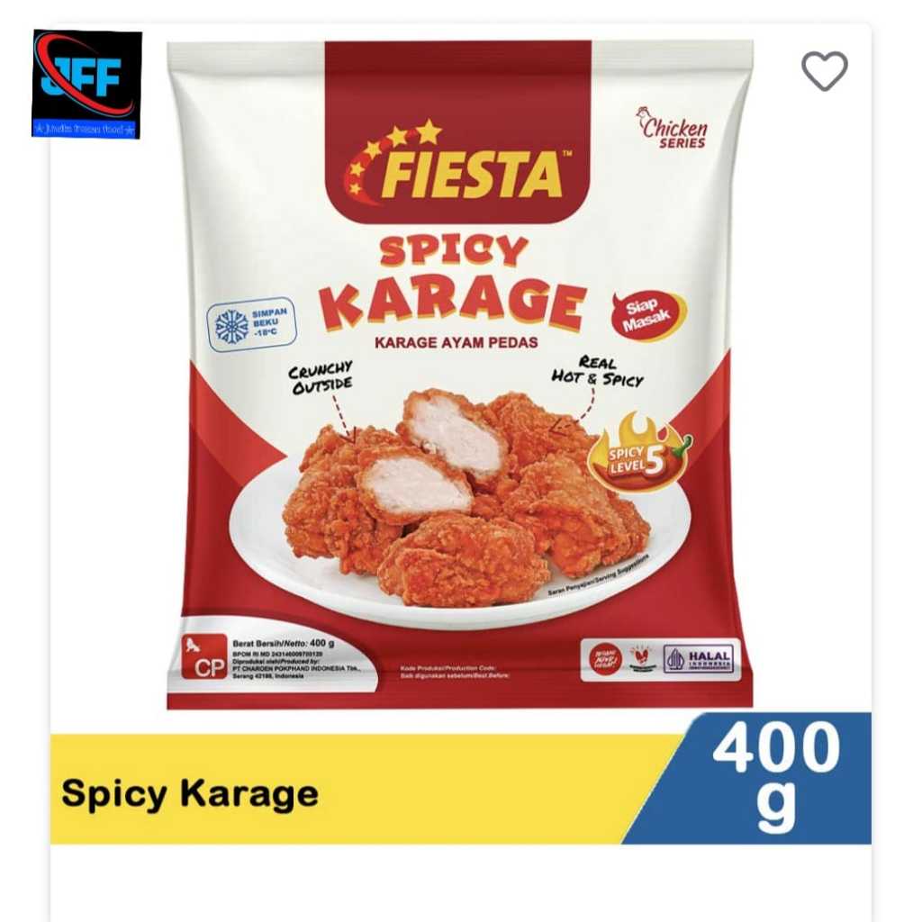 

fIESTA Spicy Karage 400gr /karage ayam pedas
