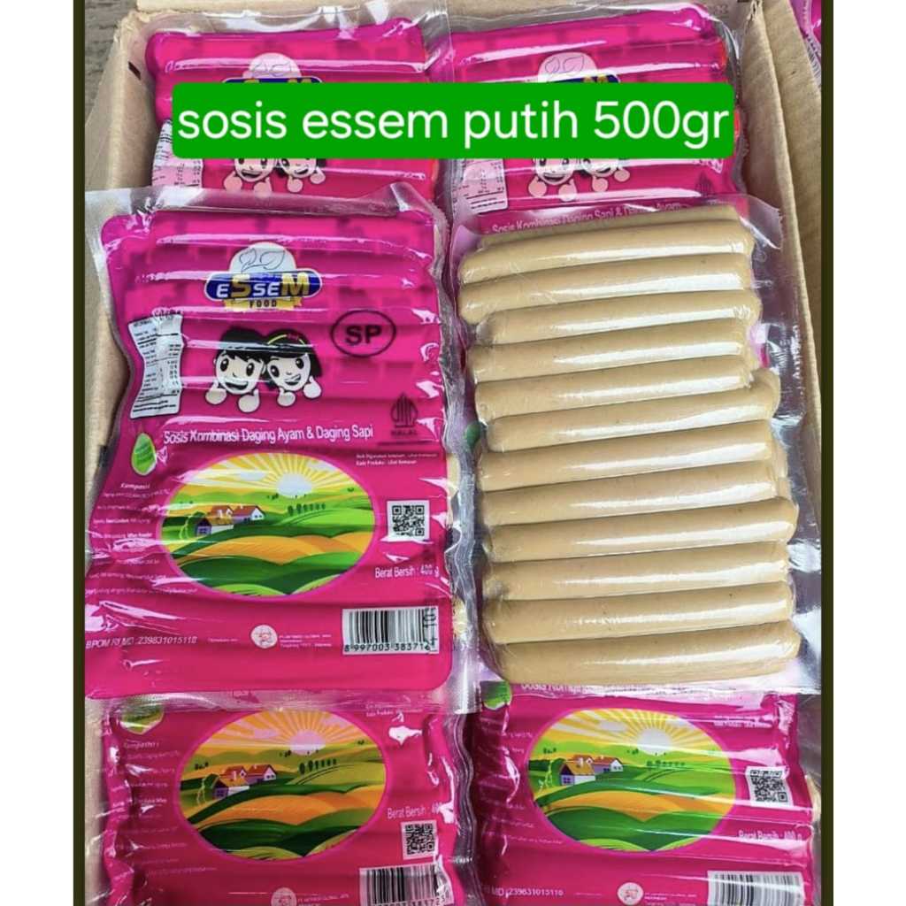 

sosis essem putih kombinasi 500gr
