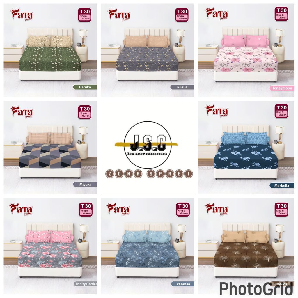 ORIGINAL FATA SPREI-Sprei fata primer ukuran 180x200 motif terlaris