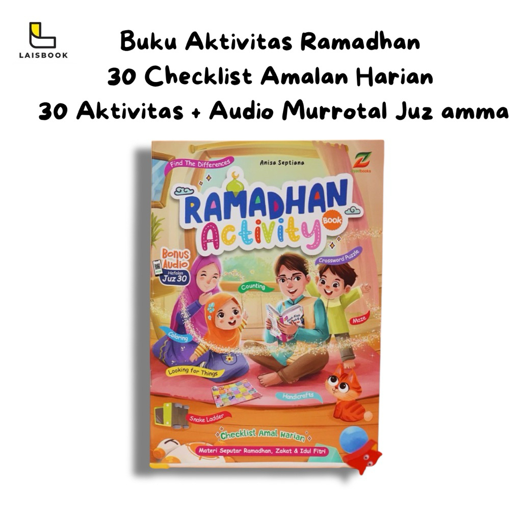 Buku Kegiatan Ramadhan Anak Ramadhan Activity Book ZIYAD Belajar Puasa