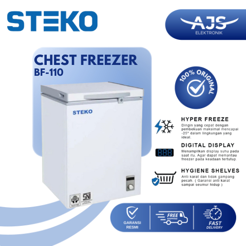 STEKO CHEST FREZZER BF-110 100 LITER KULKAS DAGING ES BATU FREEZER BOX DAGING