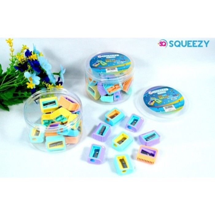 

Serutan Pensil Squeezy Fancy SR-SQ05 isi 3 pcs