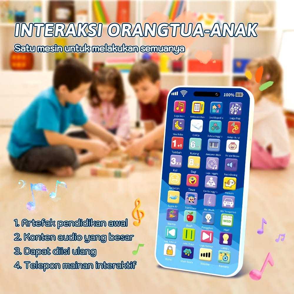 Hot Sale Mainan Hp Edukasi Anak /Mainan Puzzle Mobile Bayi Multifungsi