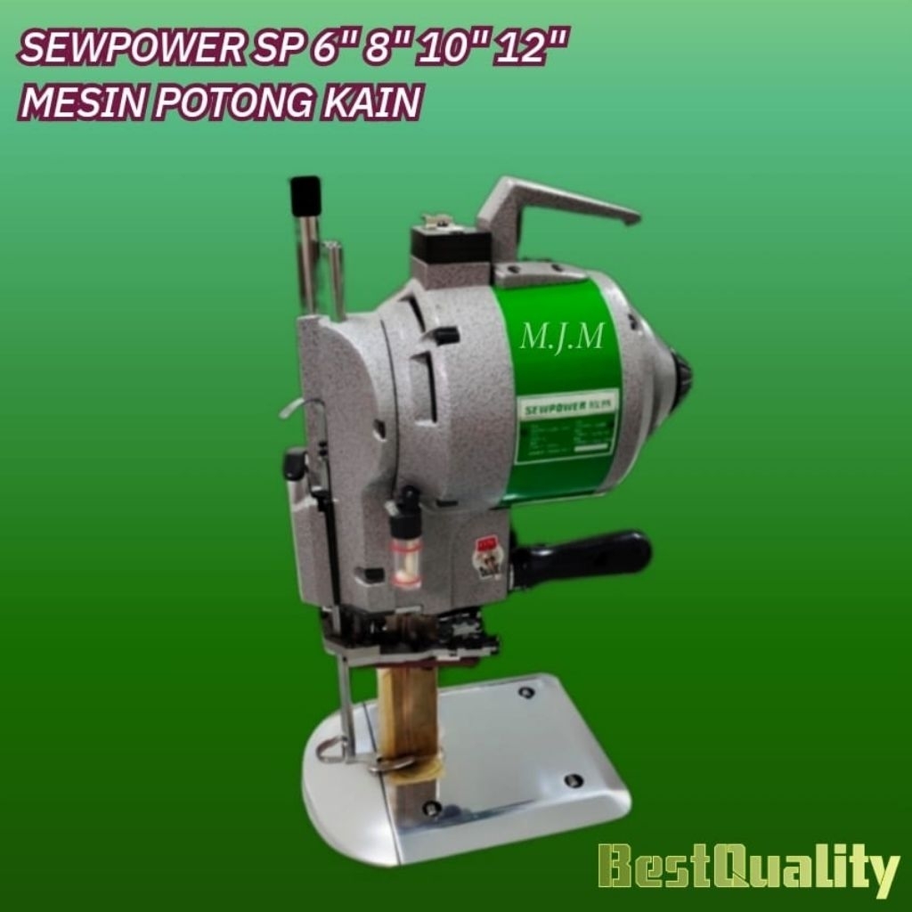 (( SEWPOWER ORIGINAL )) MESIN POTONG KAIN TEGAK 6" 8" 10" 12" / MESIN POTONG KM SEWPOWER SP