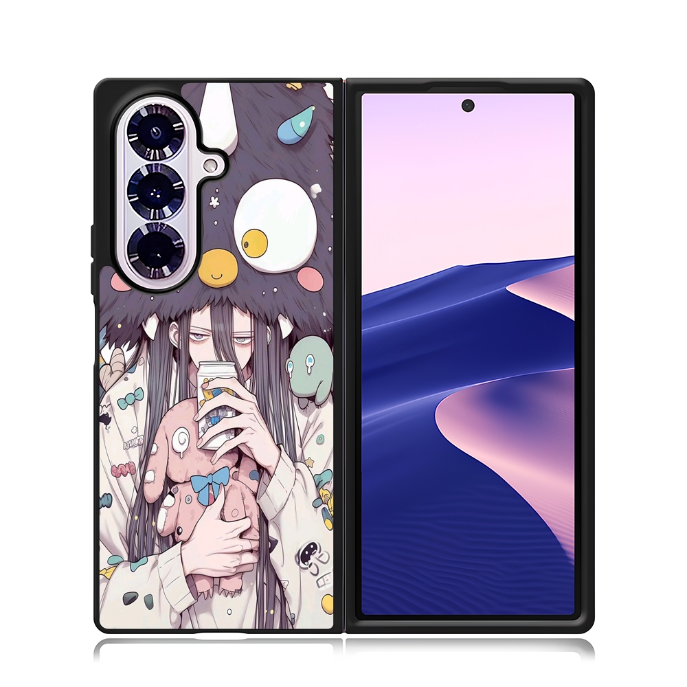 Case Casing Samsung Z Fold 7 6 5 4 3 Z Flip 7 6 5 4 3 5G Phone Yami Kawaii