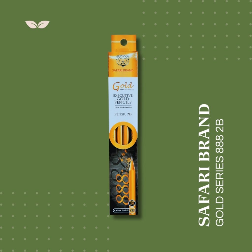 PENSIL || SAFARI BRAND GOLD SERIES 888 2B