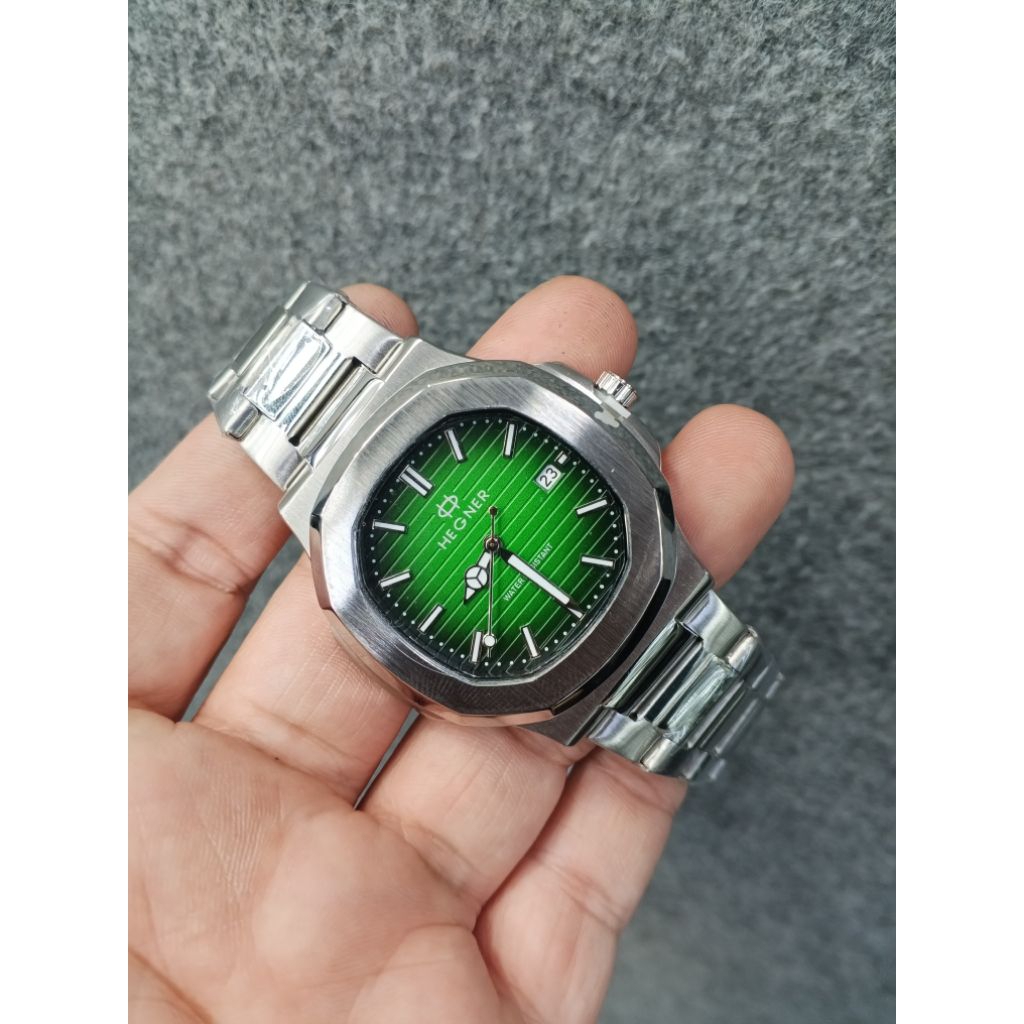 Hegner 1730G-1SDGRN#Hegner 1730G#HW 1730G-1SDGRN#Jam tangan pria Hegner 1730G#Man watch Hegner 1730G
