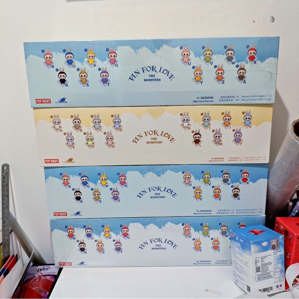 [FULLSET] Labubu V1, V2, V3, SECRET The Monster Macaron, Have a Seat, Big into Energy Gantungan Tas 