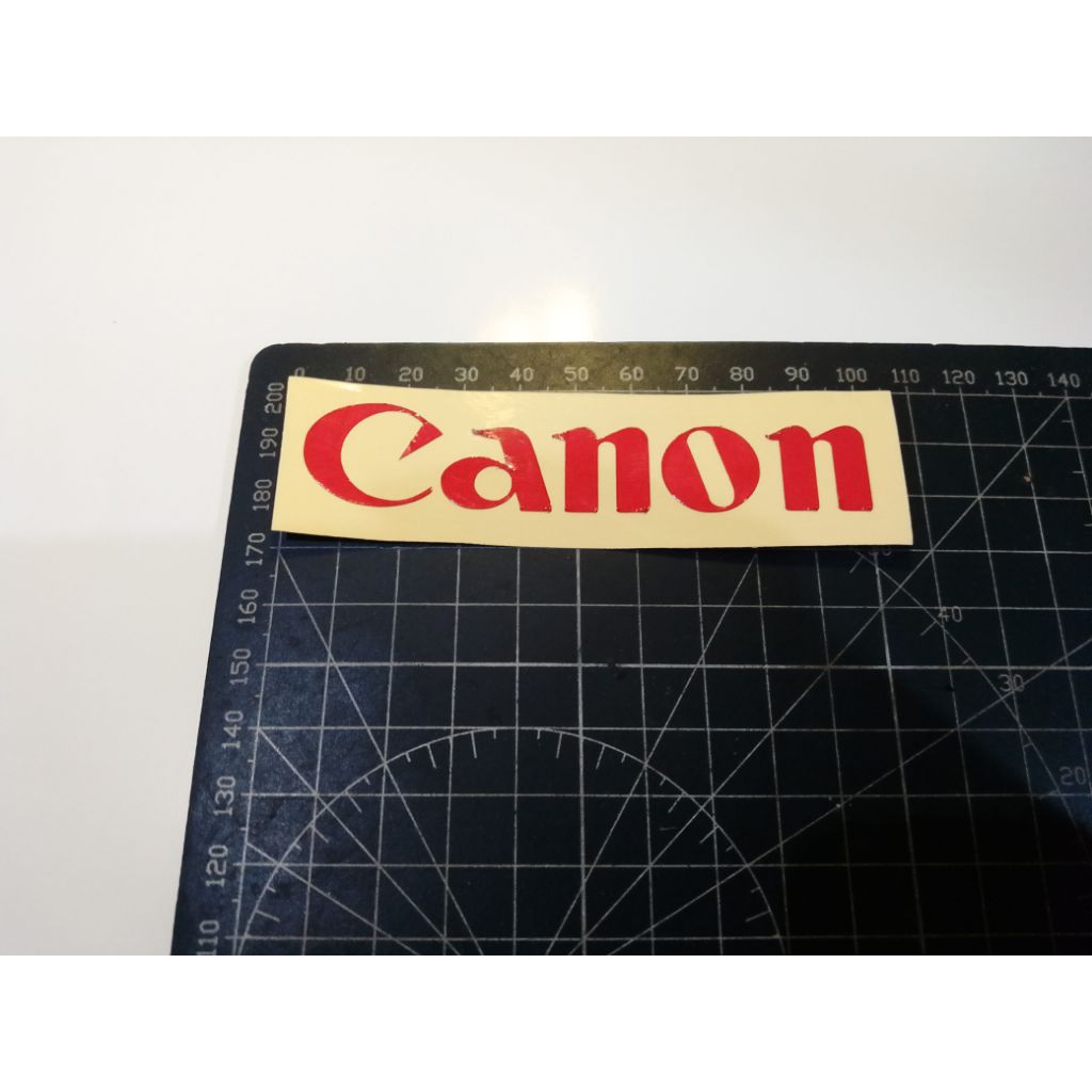 

stiker cutting canon