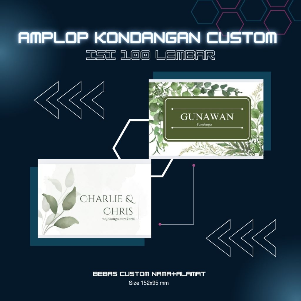 

Amplop Kondangan Estetik Bebas Custom