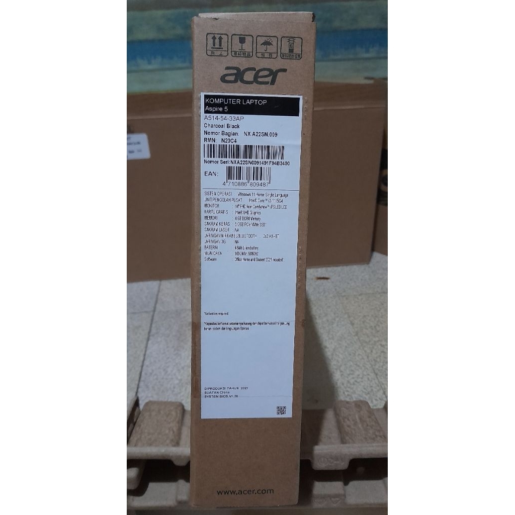 Kardus acer Aspire 5 _A514-54-33AP Original