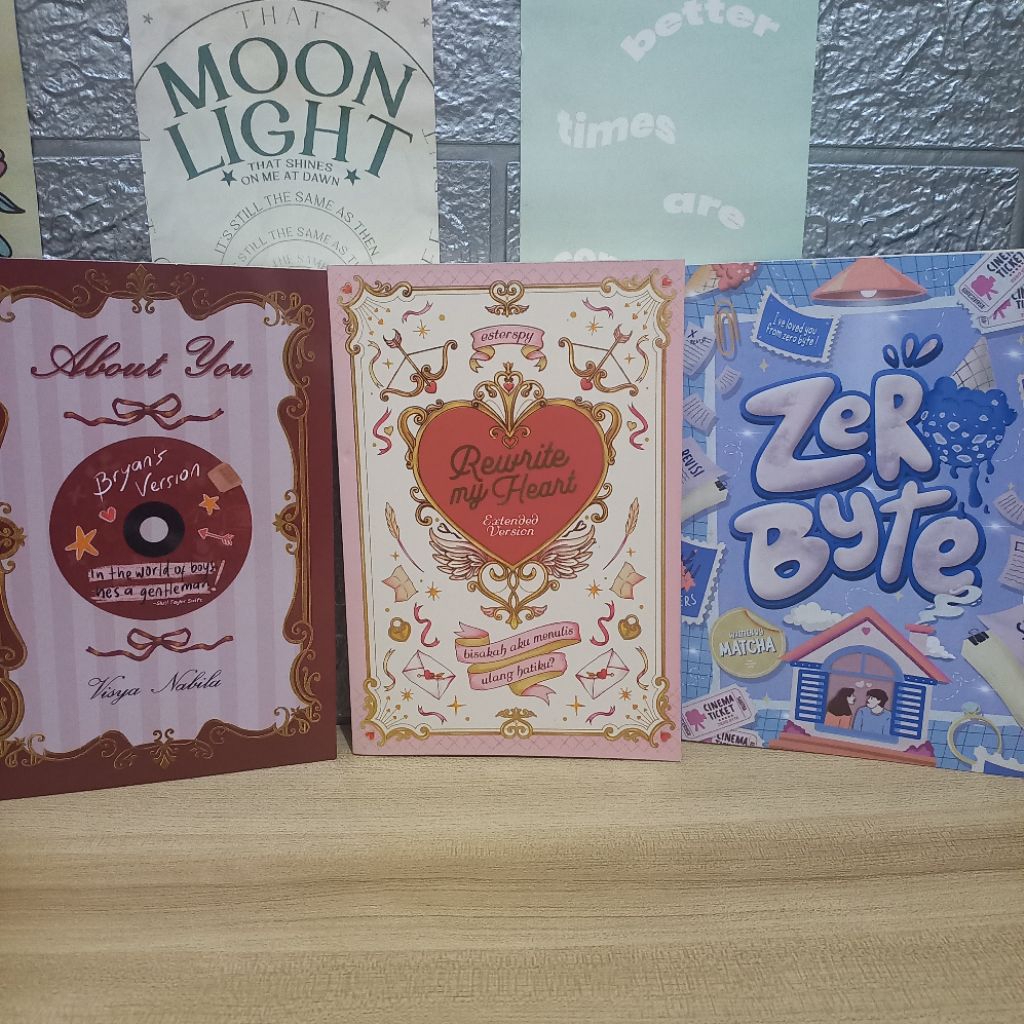 Preloved (Bundling) - Novel AU Romance (About You, Rewrite My Heart & Zero Byte)
