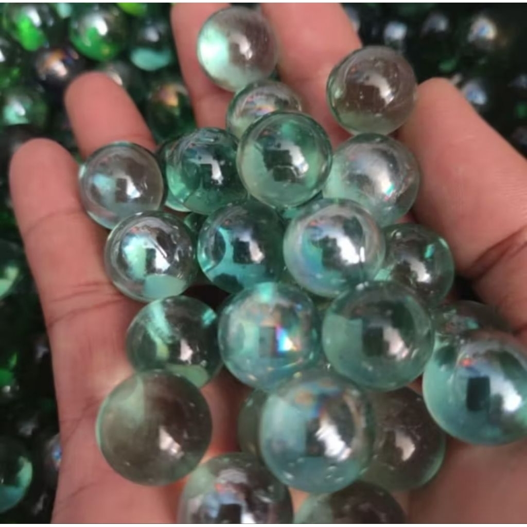 1 pcs KELERENG METALIK MITAM GUNDU METALIC HITAM