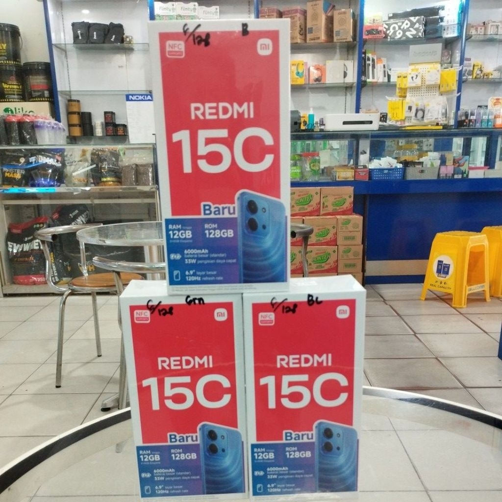 Redmi 15C Ram 6 Rom 128